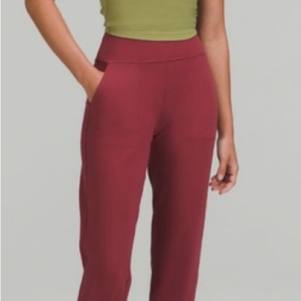 Women's Burgundy Pants
